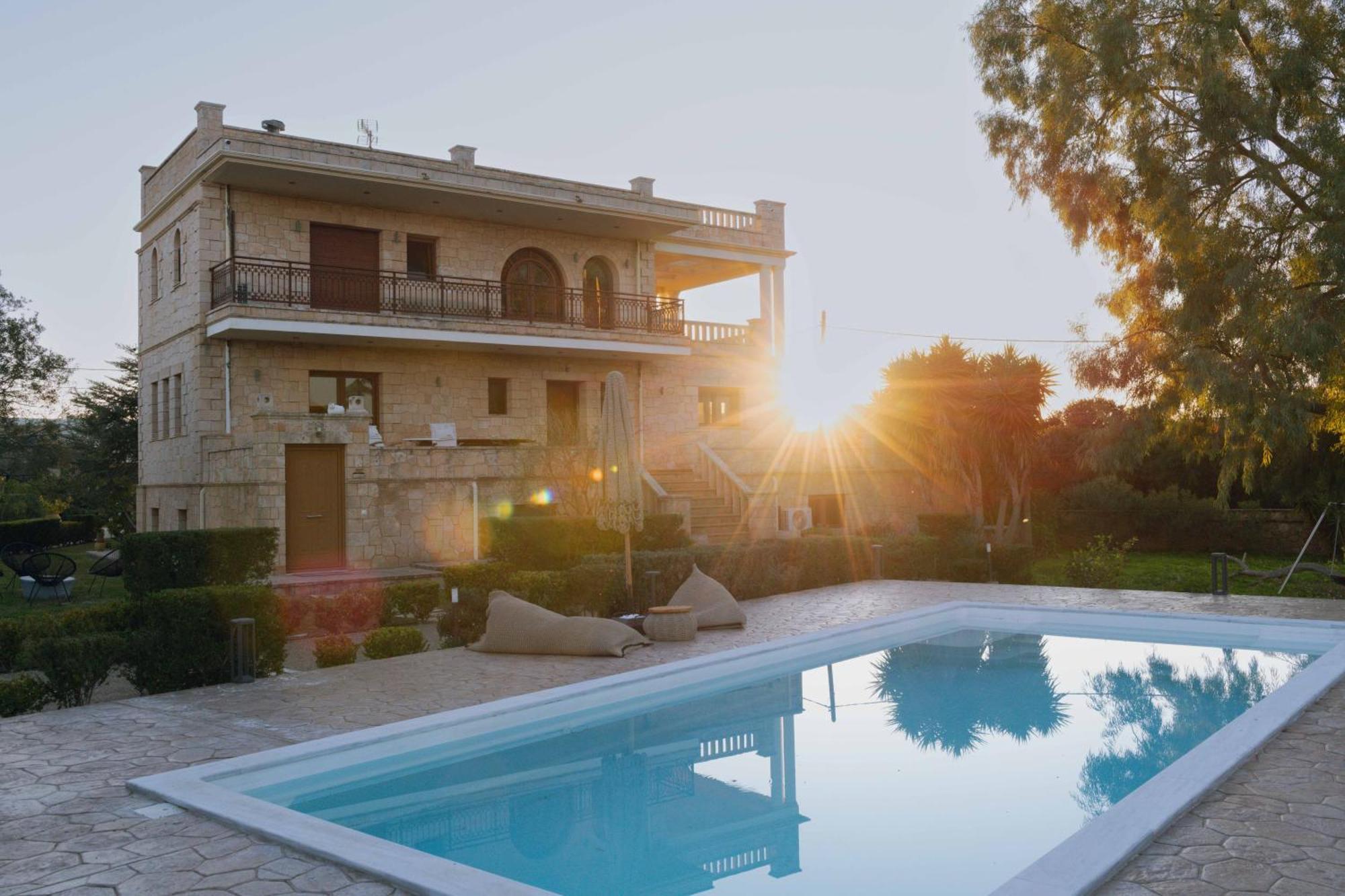 Seaside Stone&Light Villa II close to Aegina City Khloi Esterno foto
