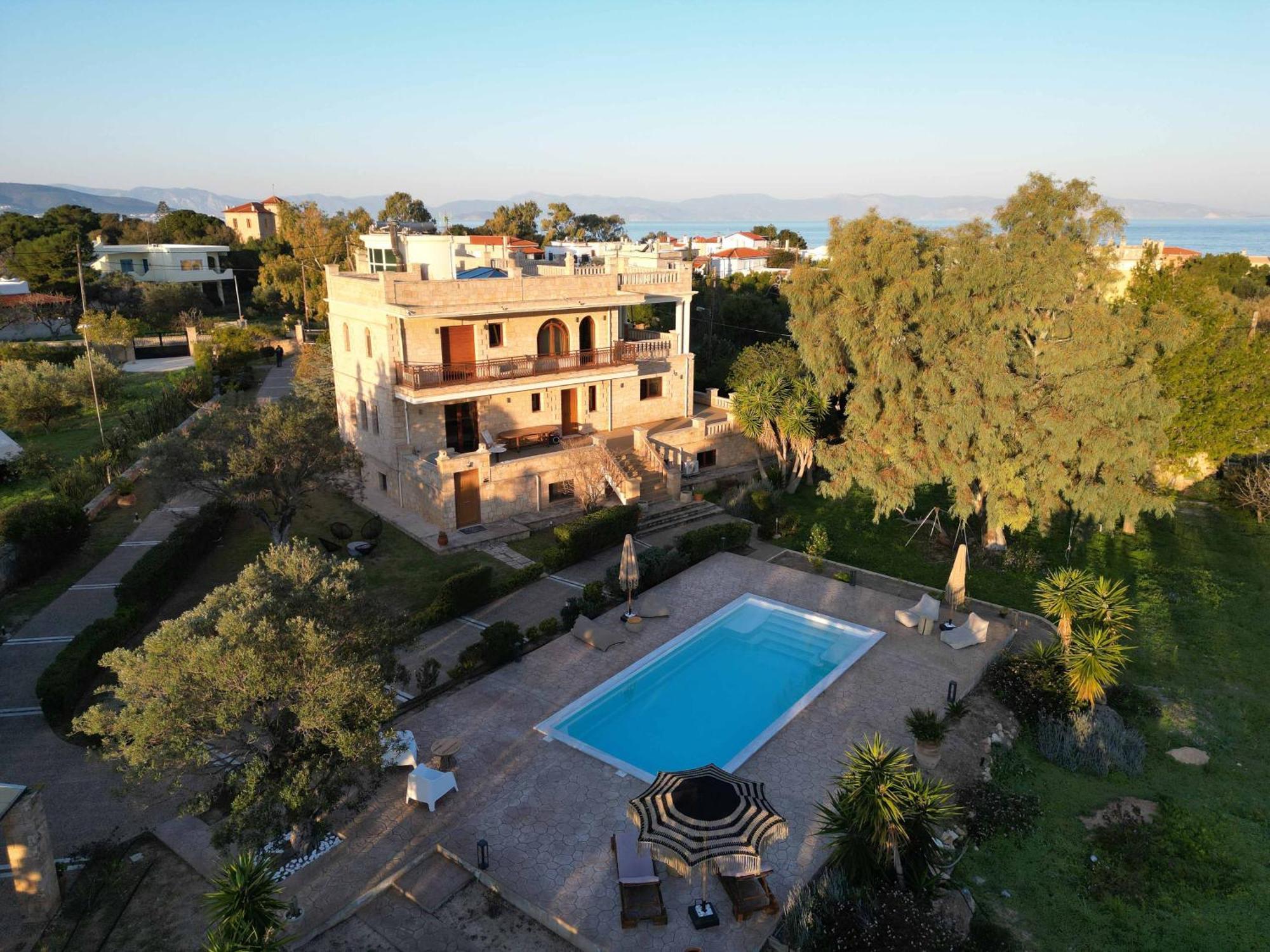 Seaside Stone&Light Villa II close to Aegina City Khloi Esterno foto